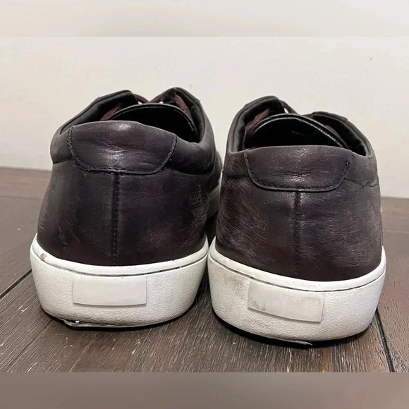 Freebird Newport Brown Leather Sneakers Mens size 12 - Picture 10 of 11